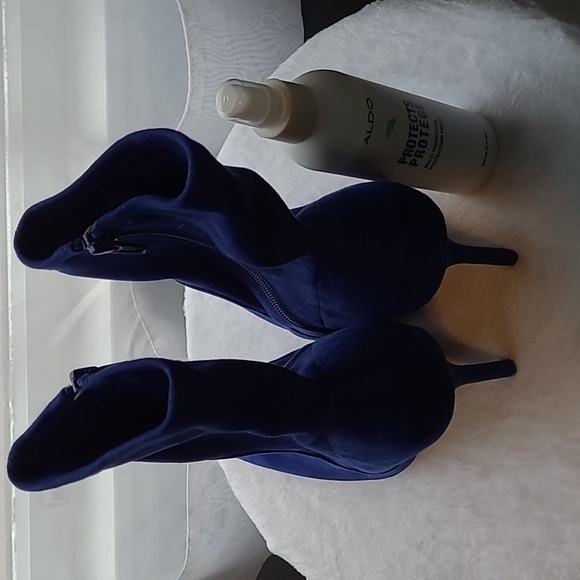 Aldo Women's Suede Boots with Protective Spray. - Picture 2 of 8